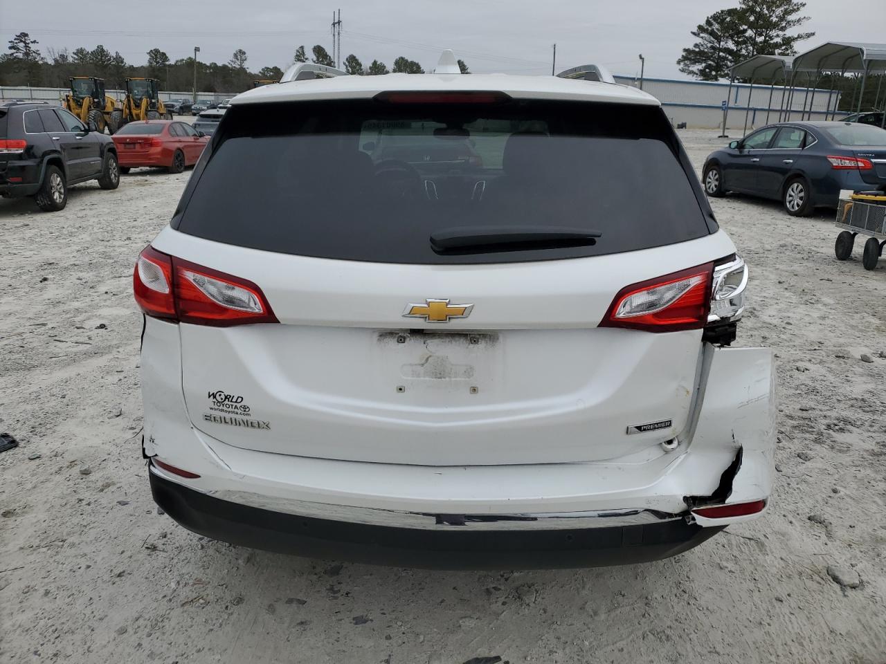 2018 Chevrolet Equinox VIN 2GNAXMEV2J6142197 Copart auction photo, all over damage thumbnail 6