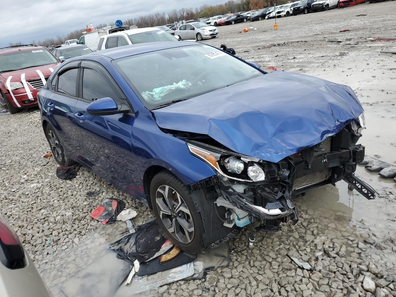 2019 KIA Forte VIN 3KPF24AD4KE072942 Copart auction photo, front end damage thumbnail 4