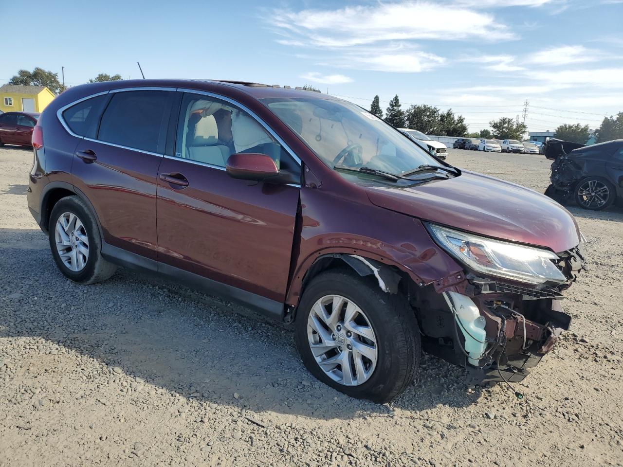 2016 Honda CR-V VIN 2HKRM3H55GH545640 Copart auction photo, all over damage thumbnail 4