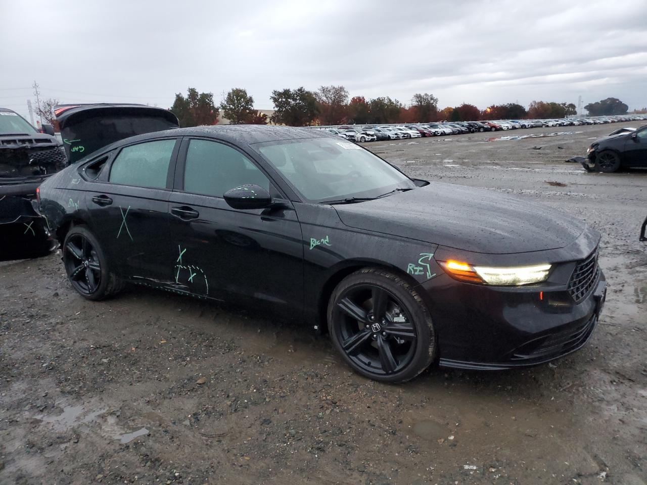 2024 Honda Accord VIN 1HGCY2F73RA063446 Copart auction photo, rear end damage thumbnail 4
