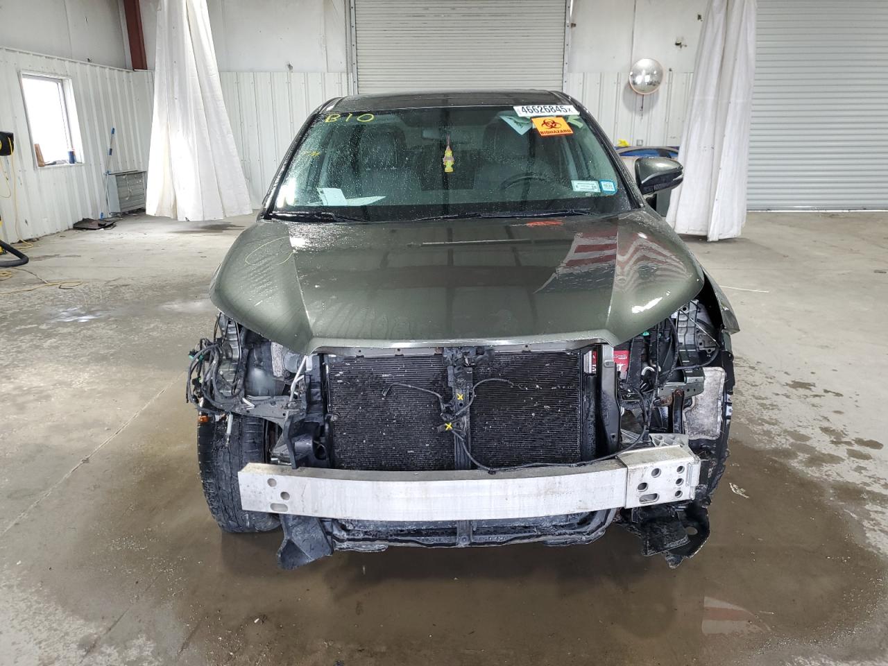 2016 Toyota Highlander VIN 5TDBKRFH3GS267161 Copart auction photo, front end damage thumbnail 5