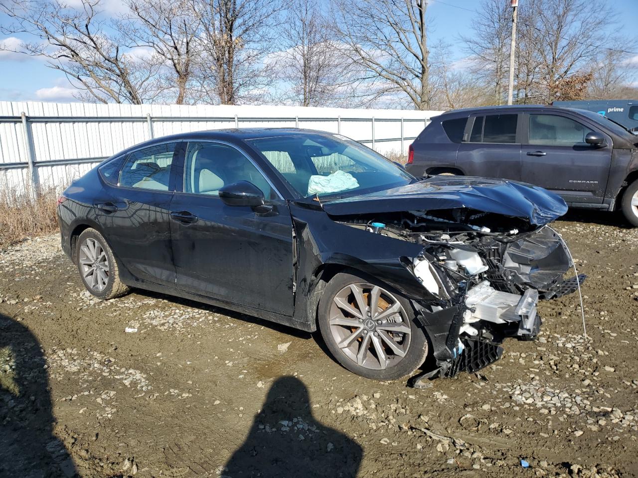 2024 Acura Integra VIN 19UDE4H28RA028752 Copart auction photo, front end / side damage thumbnail 4
