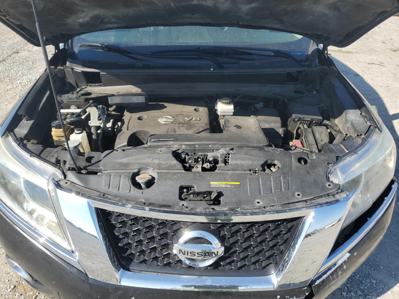 2013 Nissan Pathfinder VIN 5N1AR2MM1DC625008 Copart auction photo, front end / minor dent/scratches damage thumbnail 12