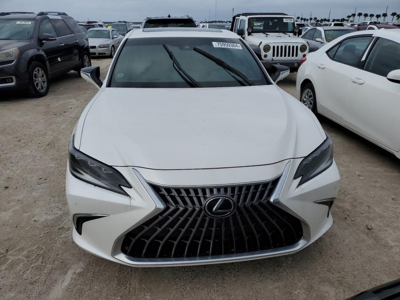 2023 Lexus ES VIN 58AFA1C11PU030407 Copart auction photo, water/flood damage thumbnail 5