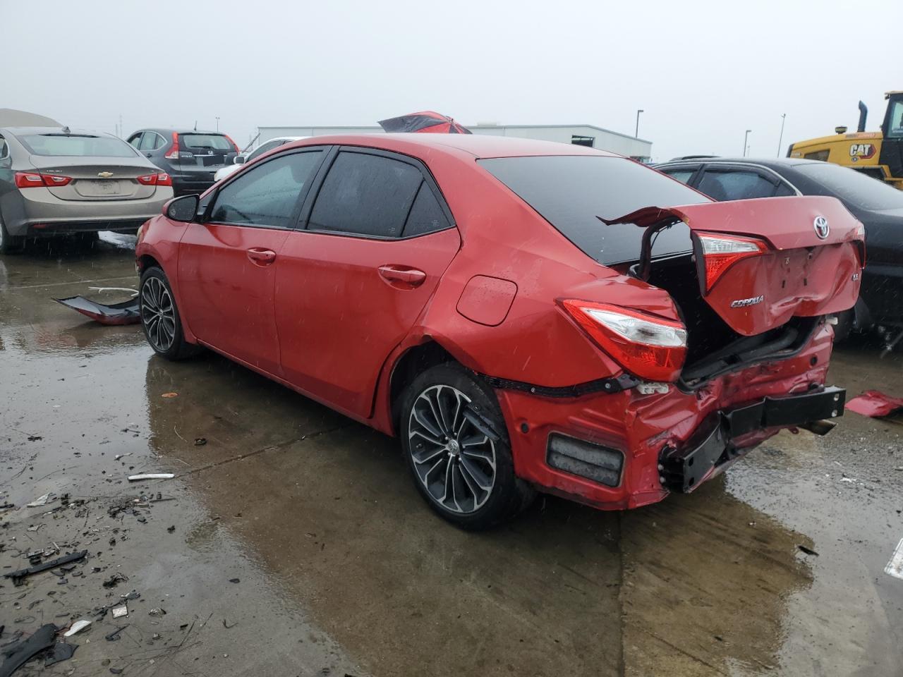 2014 Toyota Corolla VIN 5YFBURHE0EP101103 Copart auction photo, front end / rear end damage thumbnail 2