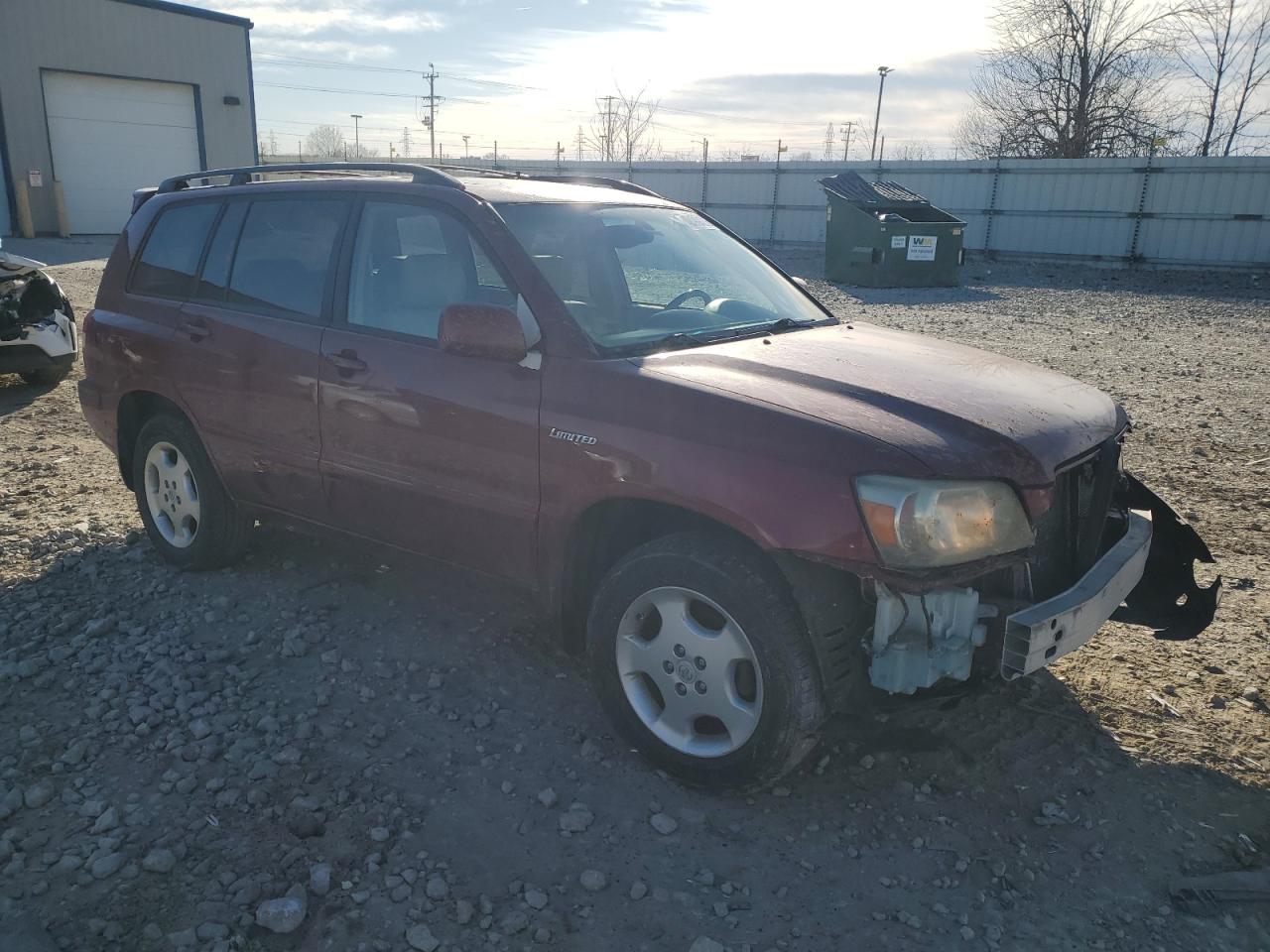 2006 Toyota Highlander VIN JTEEP21A060142681 Copart auction photo, front end damage thumbnail 4