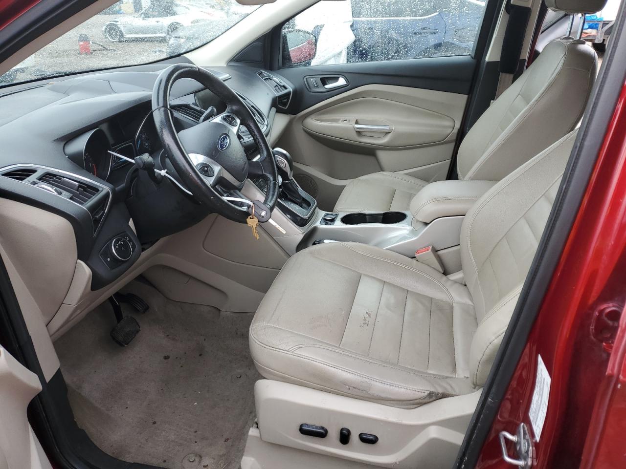 2013 Ford Escape VIN 1FMCU9H97DUD80571 Copart auction photo, side / front end damage thumbnail 7