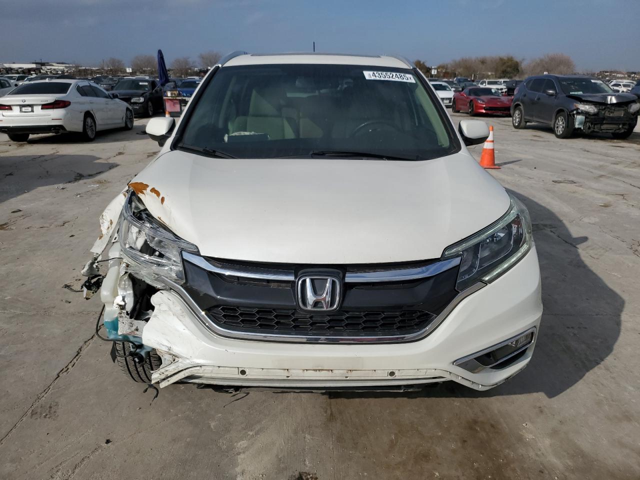 2016 Honda CR-V VIN 5J6RM3H7XGL032259 Copart auction photo, front end damage thumbnail 5