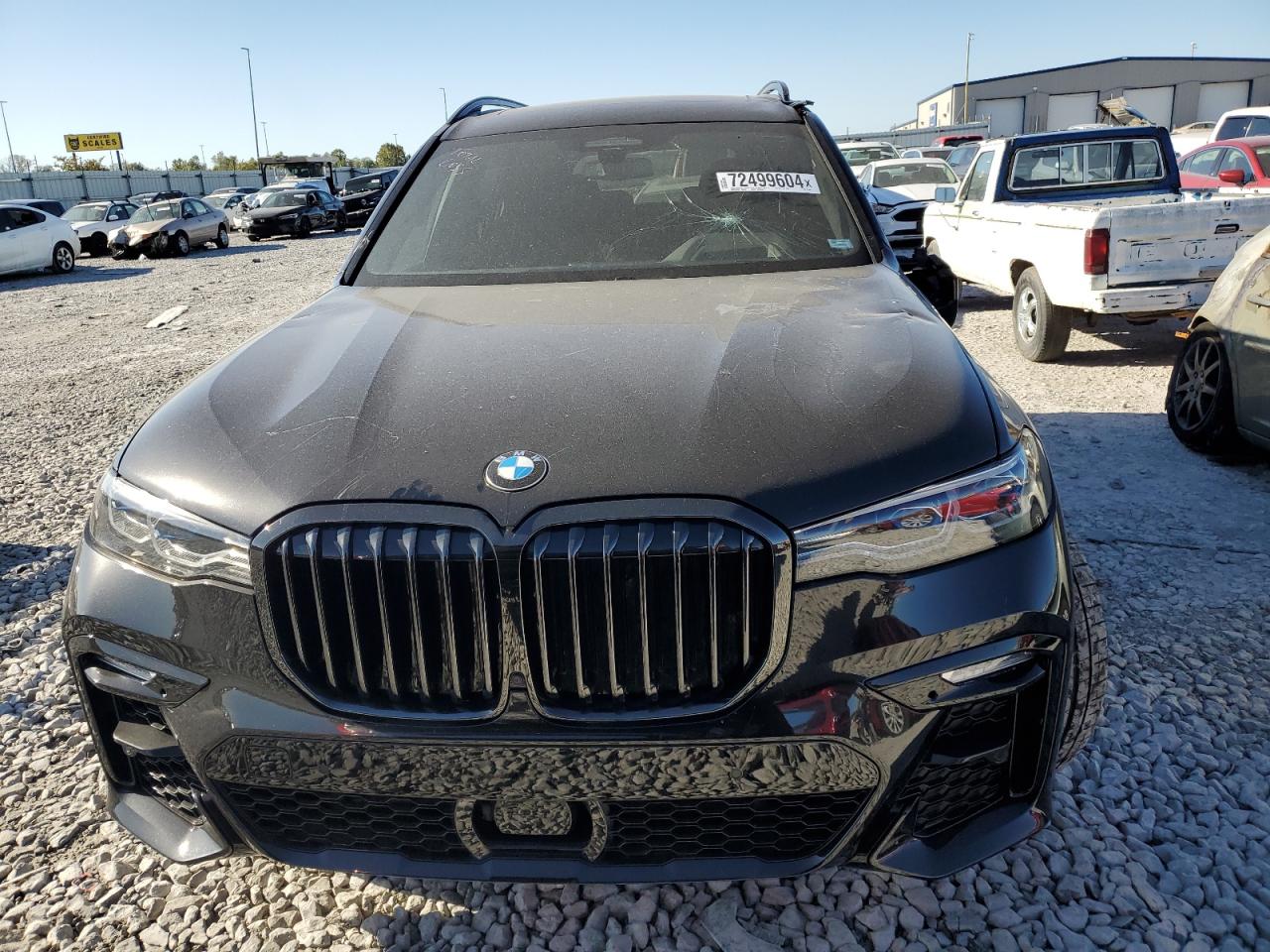 2022 BMW X7 VIN 5UXCX6C09N9L71084 Copart auction photo, side / top/roof damage thumbnail 5
