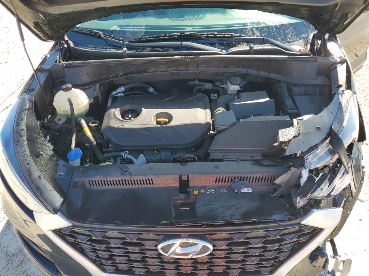 2020 Hyundai Tucson VIN KM8J33A46LU186778 Copart auction photo, front end damage thumbnail 11
