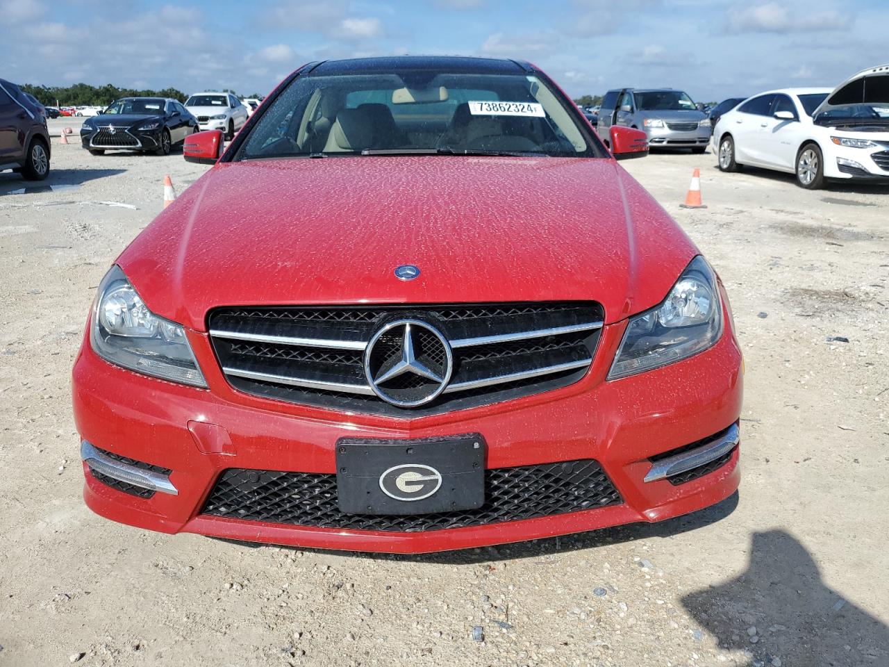 2014 Mercedes-Benz C-klasse VIN WDDGJ4HB6EG311378 Copart auction photo, water/flood damage thumbnail 5