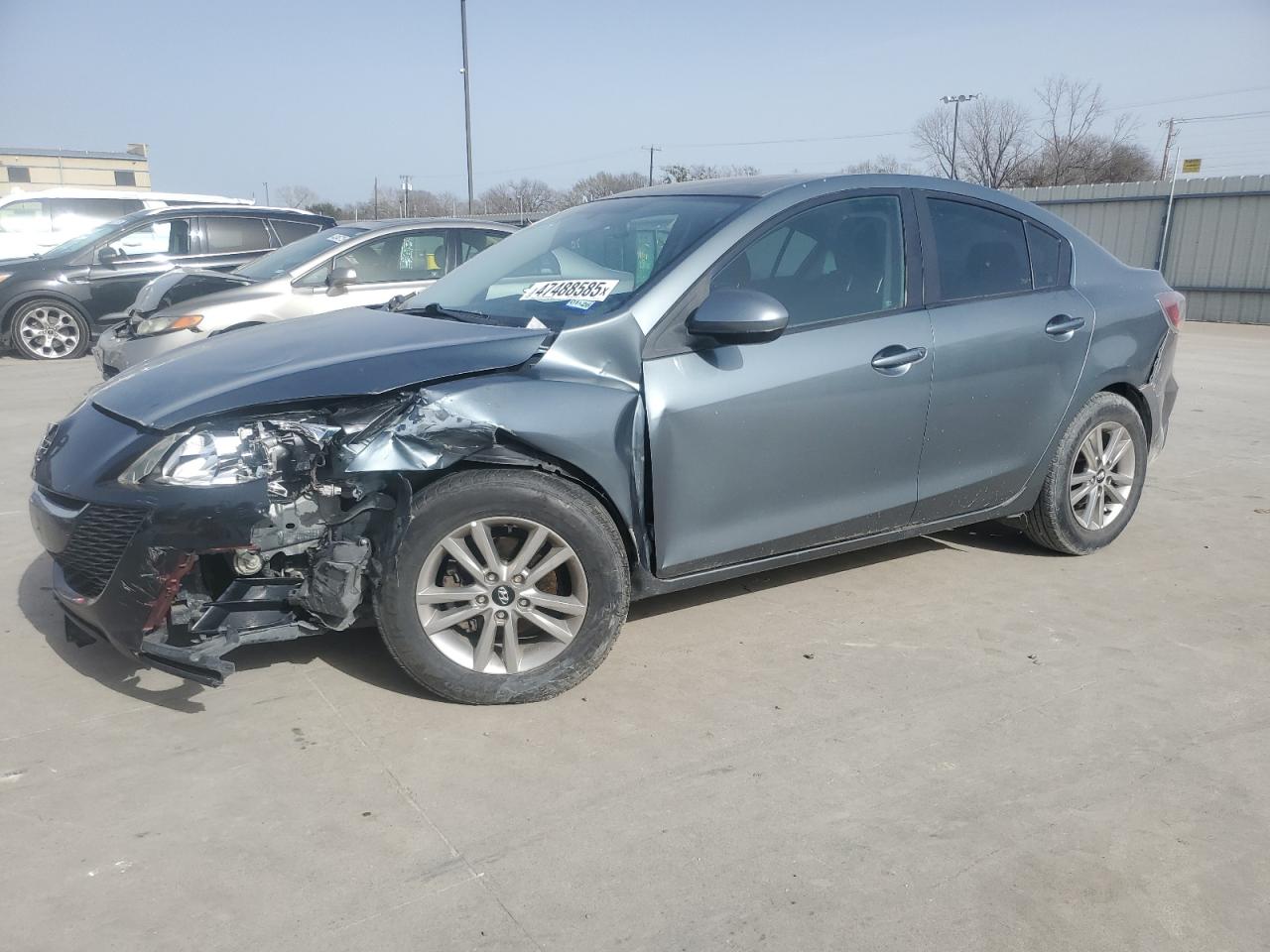 2012 Mazda 3 VIN JM1BL1V74C1675425