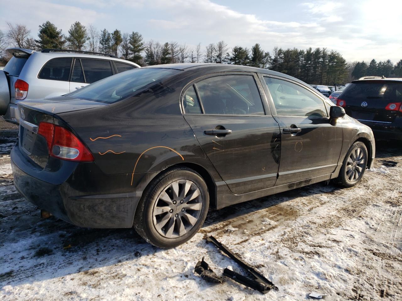 2009 Honda Civic VIN 1HGFA16979L003347 Copart auction photo, rear end / minor dent/scratches damage thumbnail 3