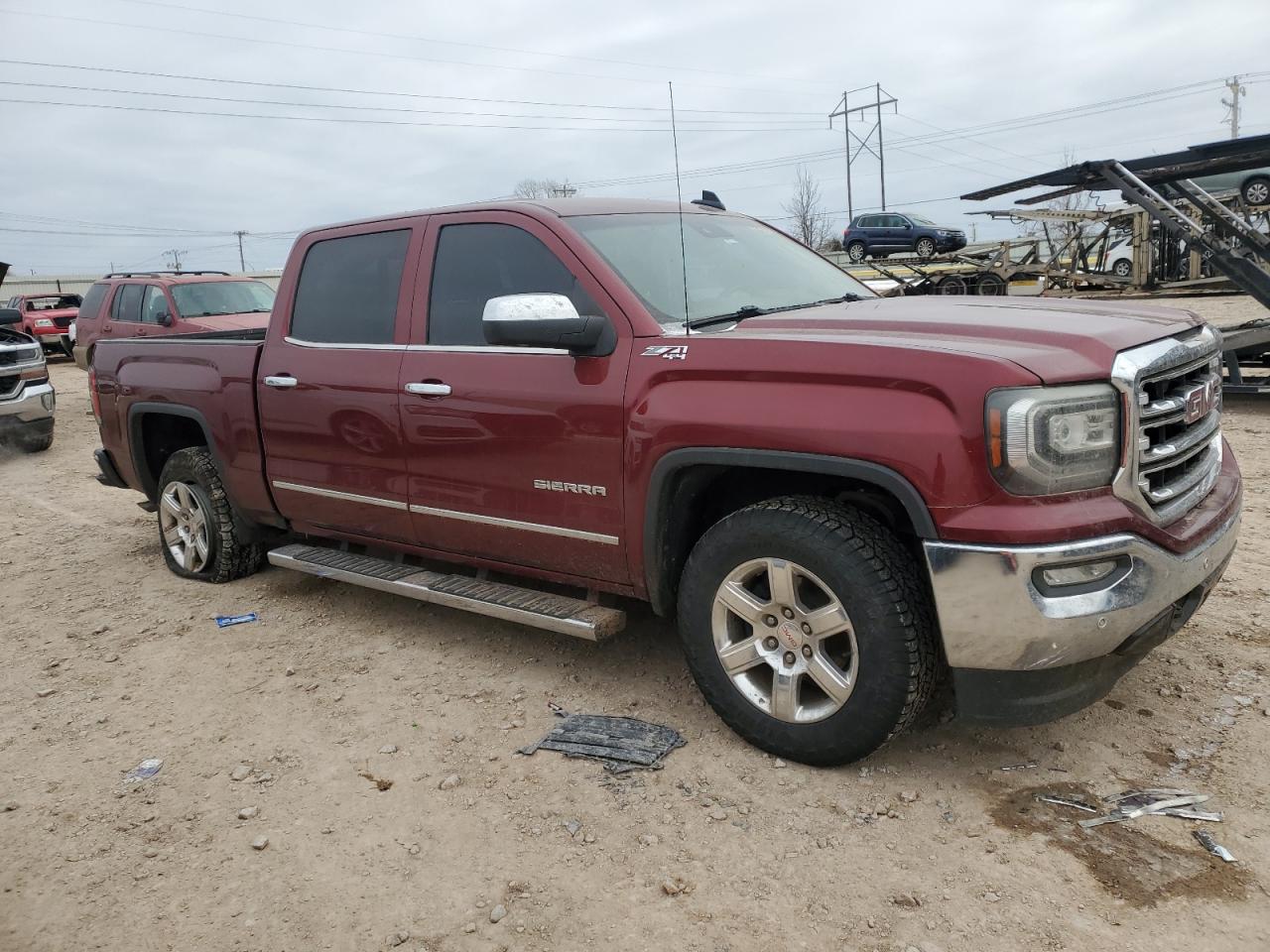 2016 GMC Sierra VIN 3GTU2NECXGG292368 Copart auction photo, side / minor dent/scratches damage thumbnail 4