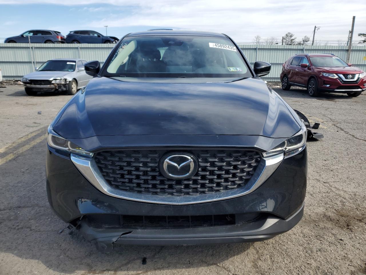 2023 Mazda CX-5 VIN JM3KFBAM8P0154932 Copart auction photo, front end / side damage thumbnail 5