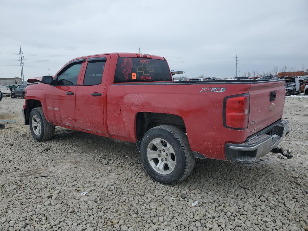 2014 Chevrolet Silverado VIN 1GCVKREC9EZ278244 Copart auction photo, front end damage thumbnail 2