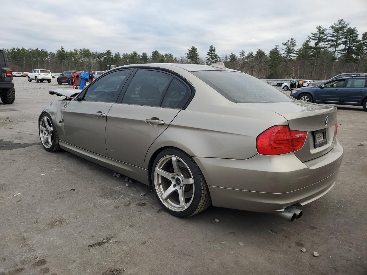 2009 BMW 3er VIN WBAPK53509A644874 Copart auction photo, front end / side damage thumbnail 2