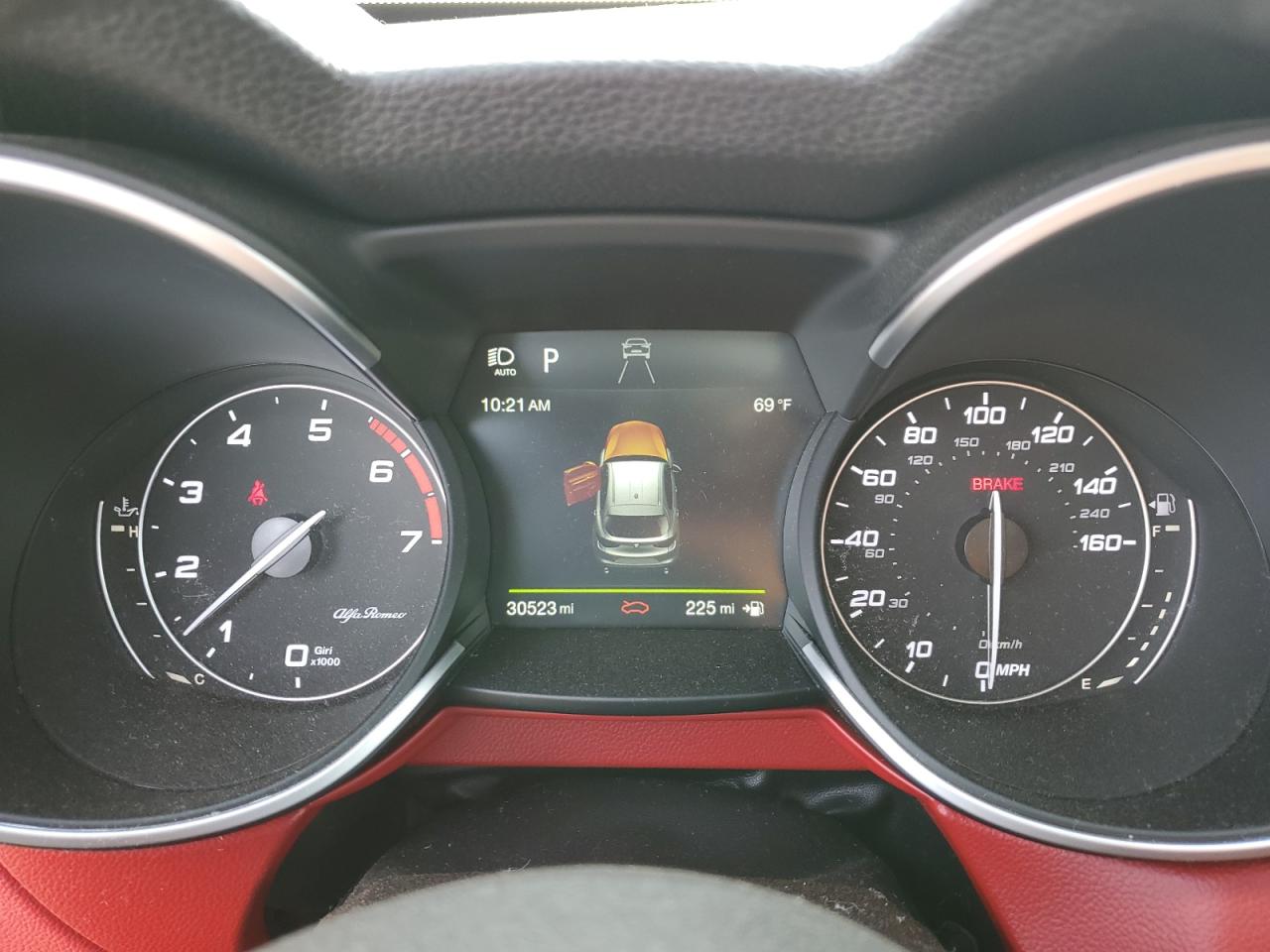 2018 Alfa Romeo Stelvio VIN ZASFAKNN8J7B85535 Copart auction photo, front end / rear end damage thumbnail 9