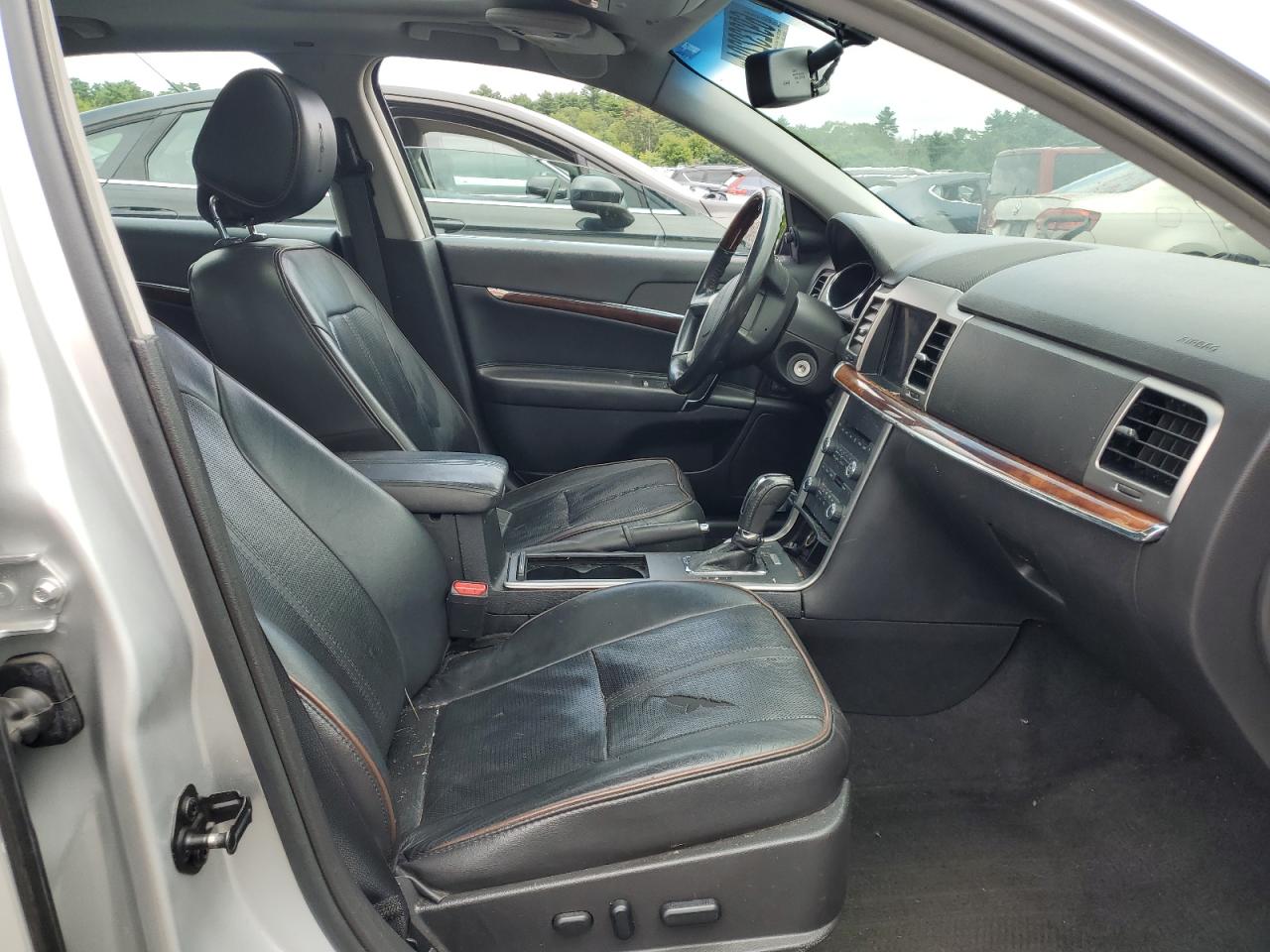 2012 Lincoln MKZ VIN 3LNHL2JC4CR837865 Copart auction photo, side / front end damage thumbnail 7