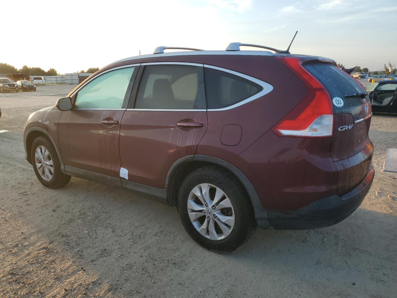 2013 Honda CR-V VIN 5J6RM3H78DL005606 Copart auction photo, water/flood damage thumbnail 2