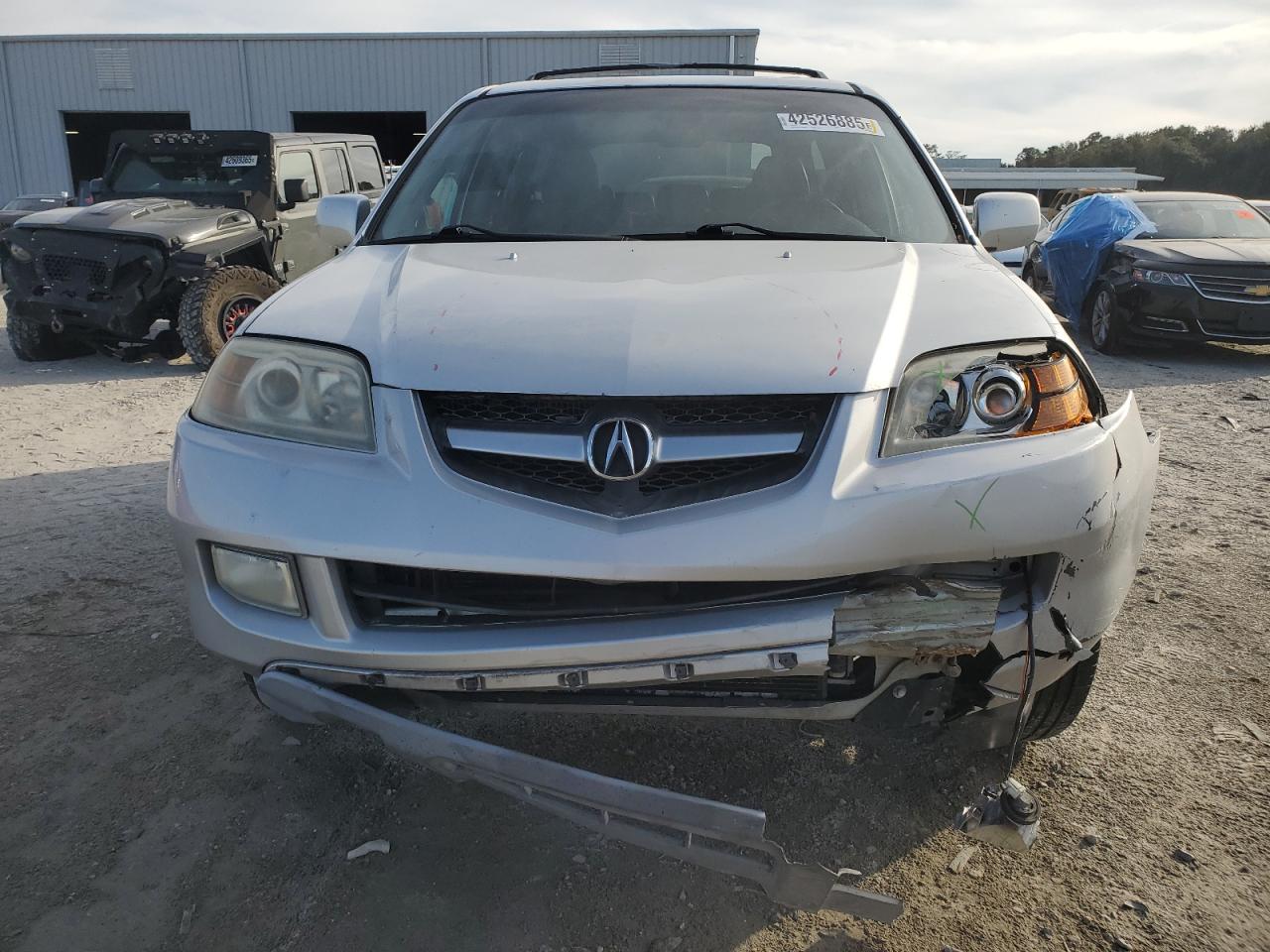 2005 Acura MDX VIN 2HNYD18845H511912 Copart auction photo, front end / minor dent/scratches damage thumbnail 5