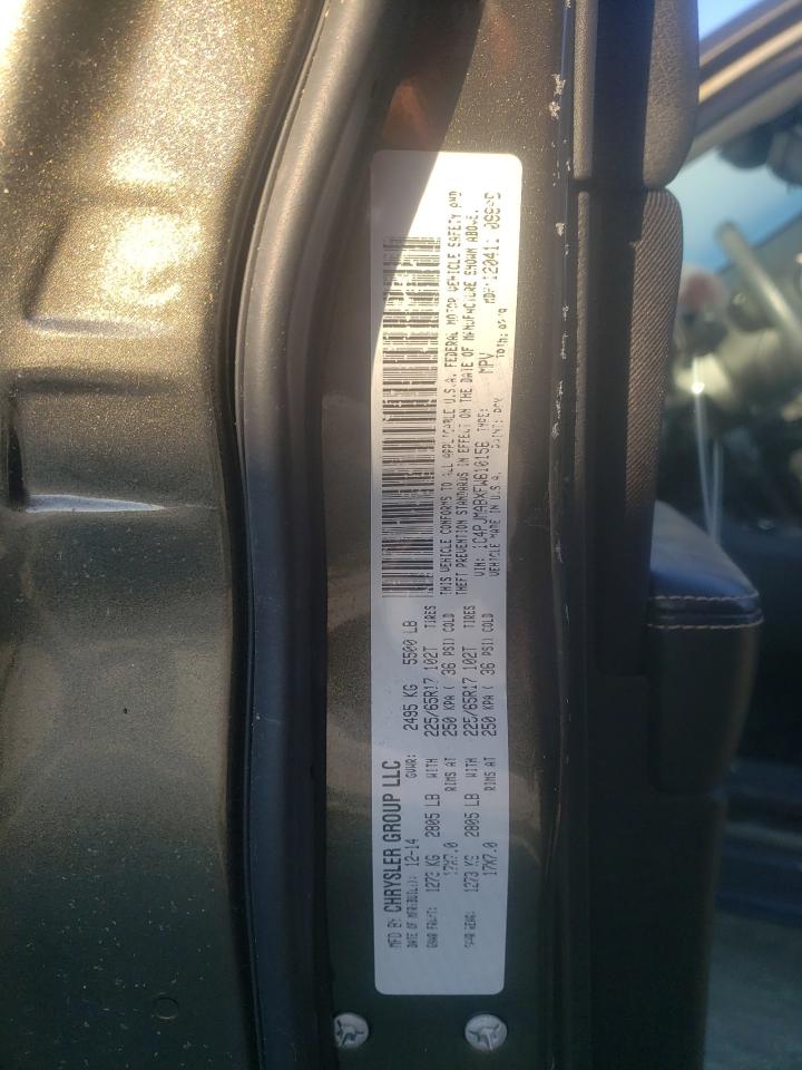 2015 Jeep Grand Cherokee VIN 1C4PJMABXFW610156 Copart auction photo, all over damage thumbnail 13
