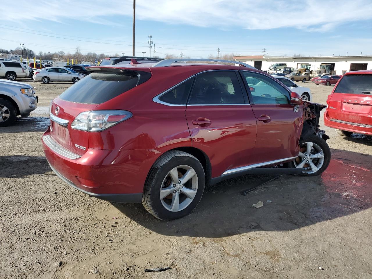 2010 Lexus RX VIN 2T2BK1BA8AC006632 Copart auction photo, all over / undercarriage damage thumbnail 3