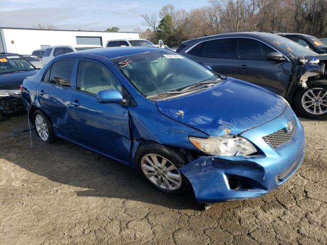 2009 Toyota Corolla VIN JTDBL40E099039697 Copart auction photo, side / front end damage thumbnail 4