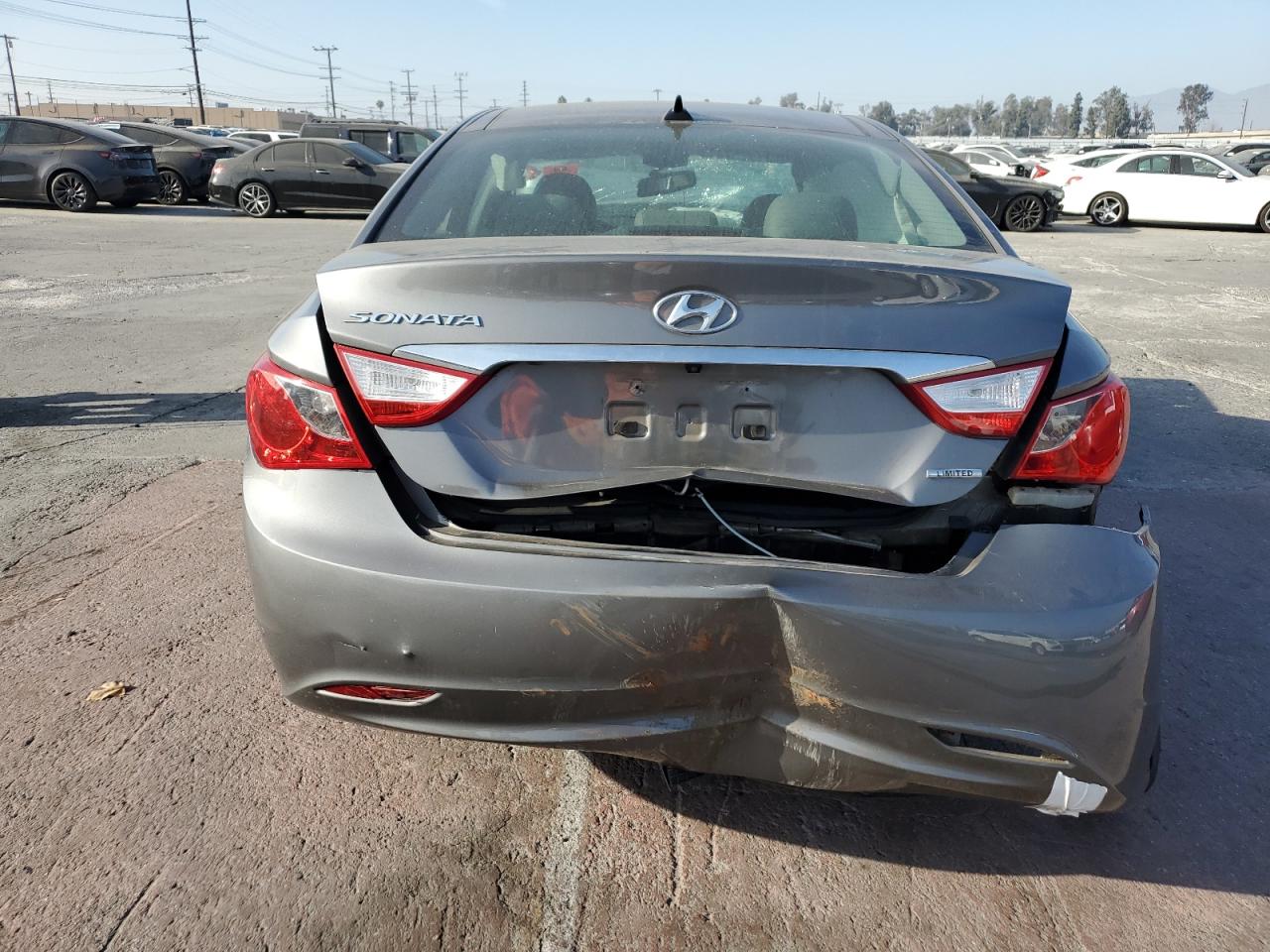 2013 Hyundai Sonata VIN 5NPEC4AC1DH603562 Copart auction photo, all over damage thumbnail 6