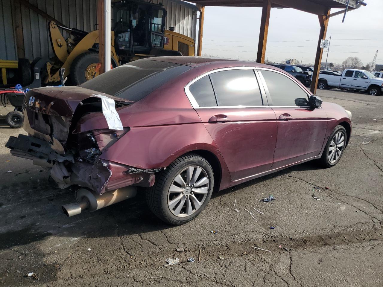 2010 Honda Accord VIN 1HGCP2F77AA166280 Copart auction photo, rear end / front end damage thumbnail 3