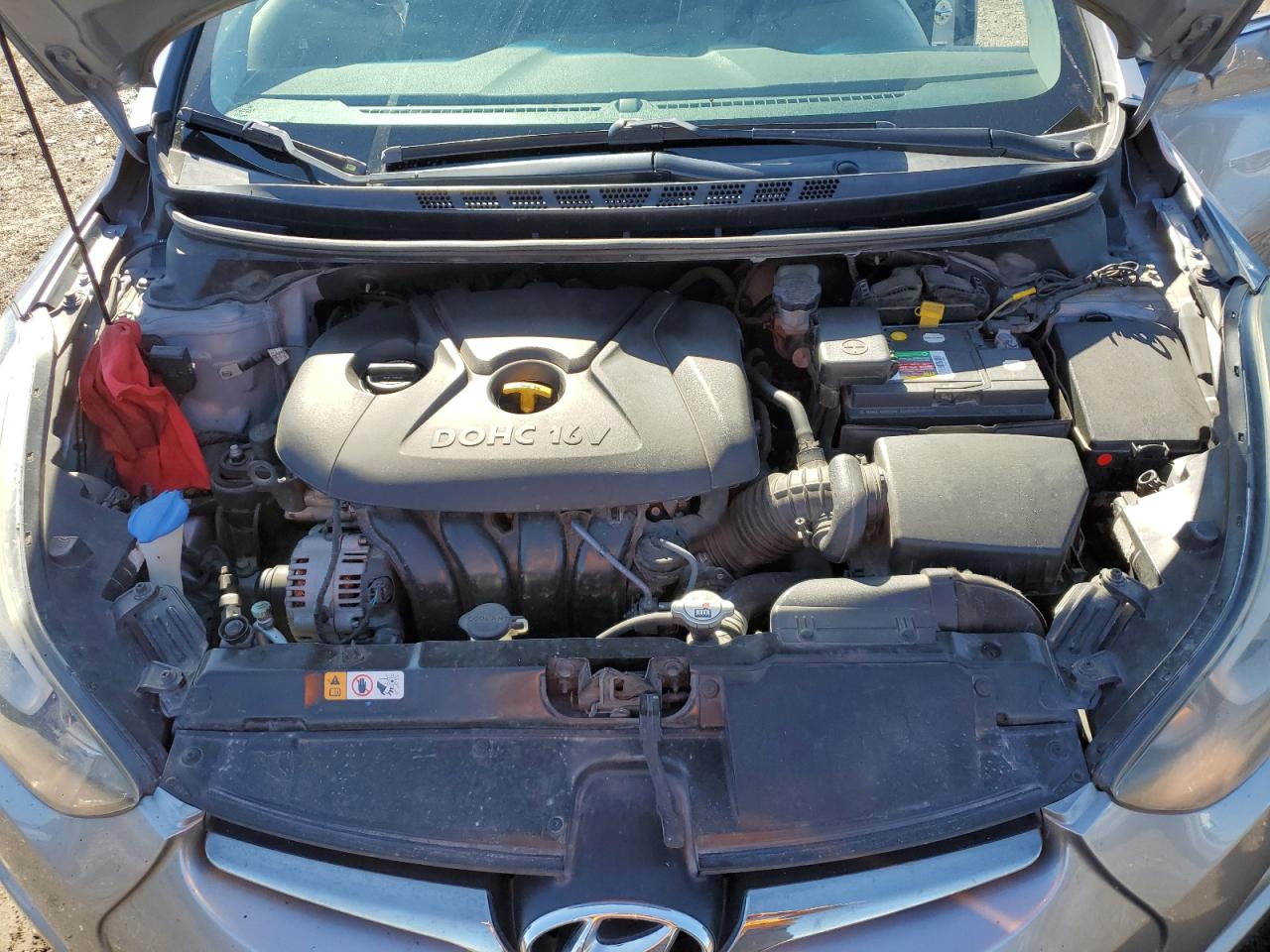 2016 Hyundai Elantra VIN 5NPDH4AE4GH675066 Copart auction photo, side / minor dent/scratches damage thumbnail 11
