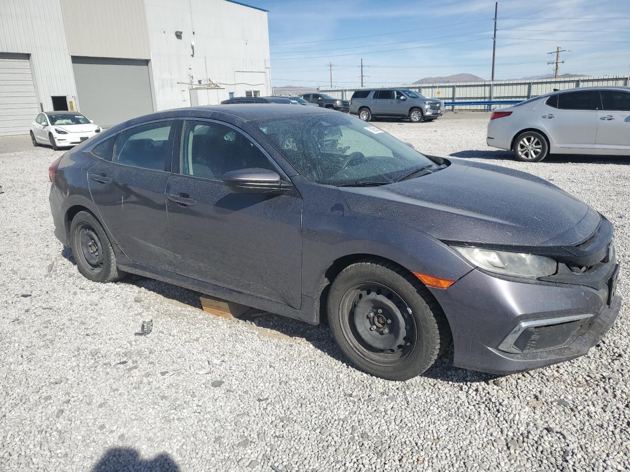 2019 Honda Civic VIN 19XFC2F60KE203103 Copart auction photo, front end damage thumbnail 4