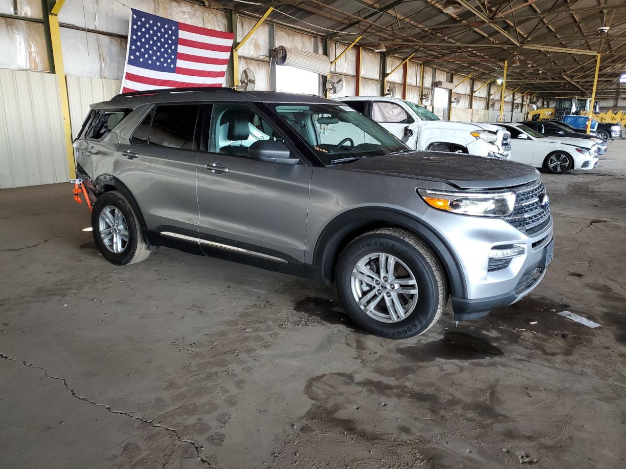 2023 Ford Explorer VIN 1FMSK7DH7PGA86447 Copart auction photo, rear end / minor dent/scratches damage thumbnail 4