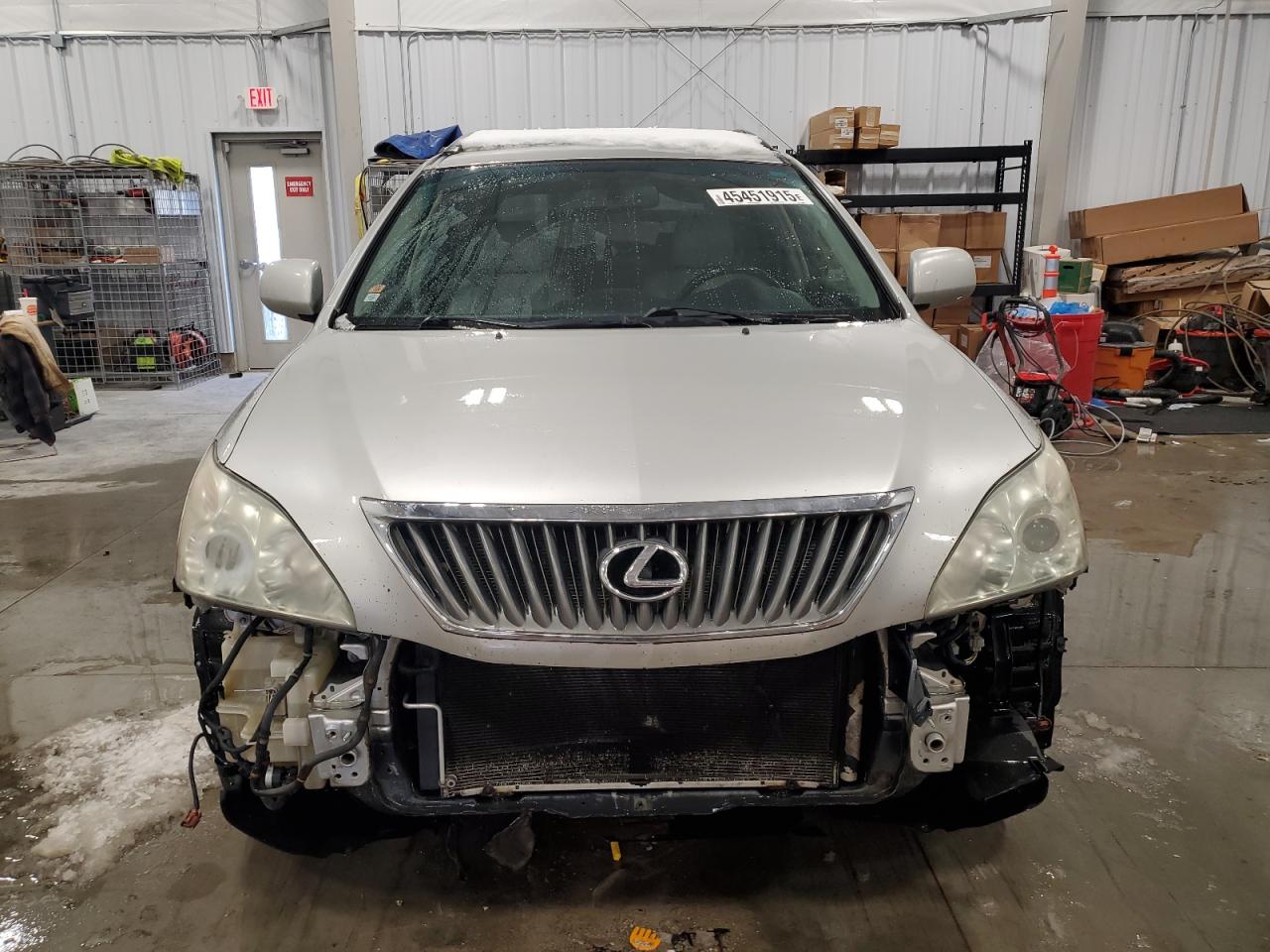 2008 Lexus RX VIN 2T2HK31U98C058489 Copart auction photo, rear end / front end damage thumbnail 5