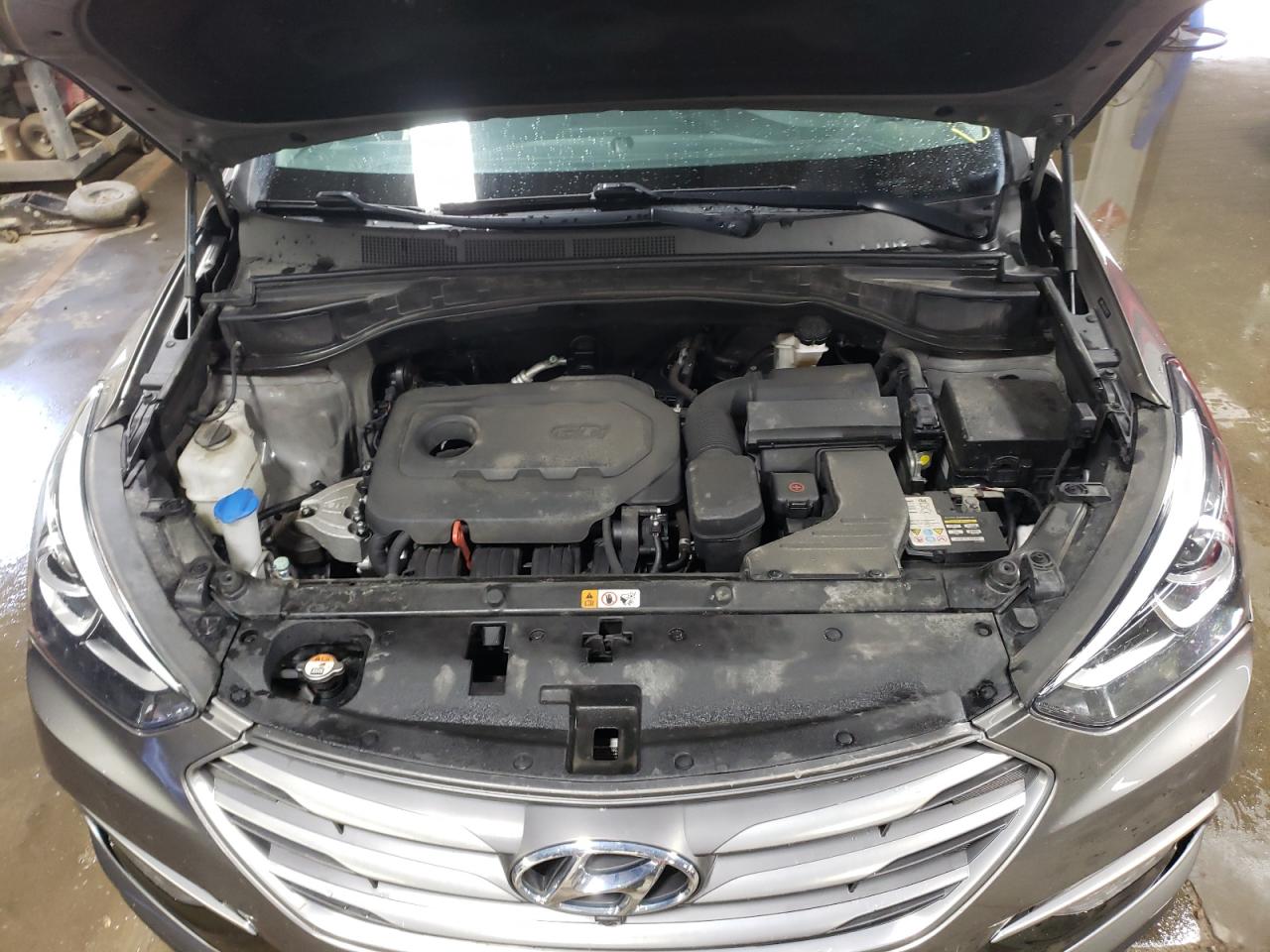 2018 Hyundai Santa Fe VIN 5NMZU3LB6JH056875 Copart auction photo, rear end damage thumbnail 11
