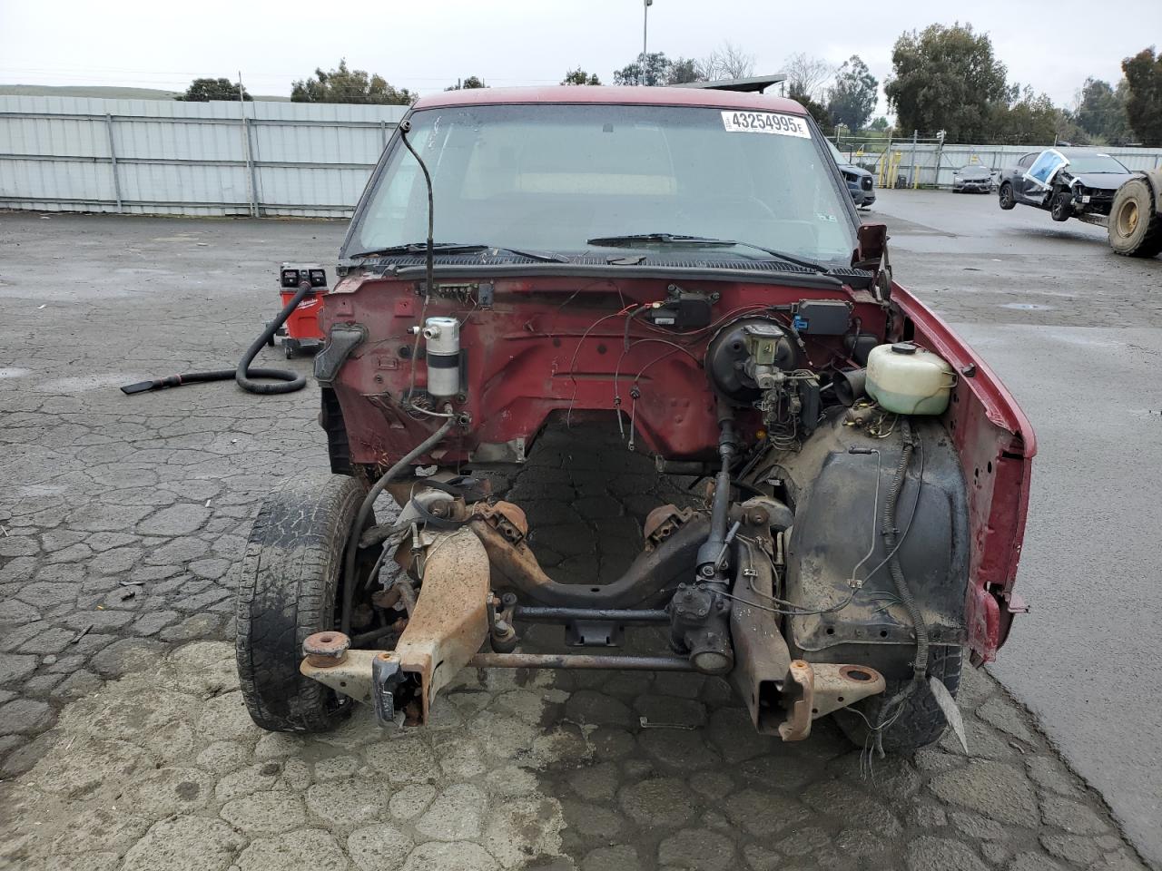 1991 GMC Sierra VIN 2GTEC19K9M1548807 Copart auction photo, vandalism / stripped damage thumbnail 5