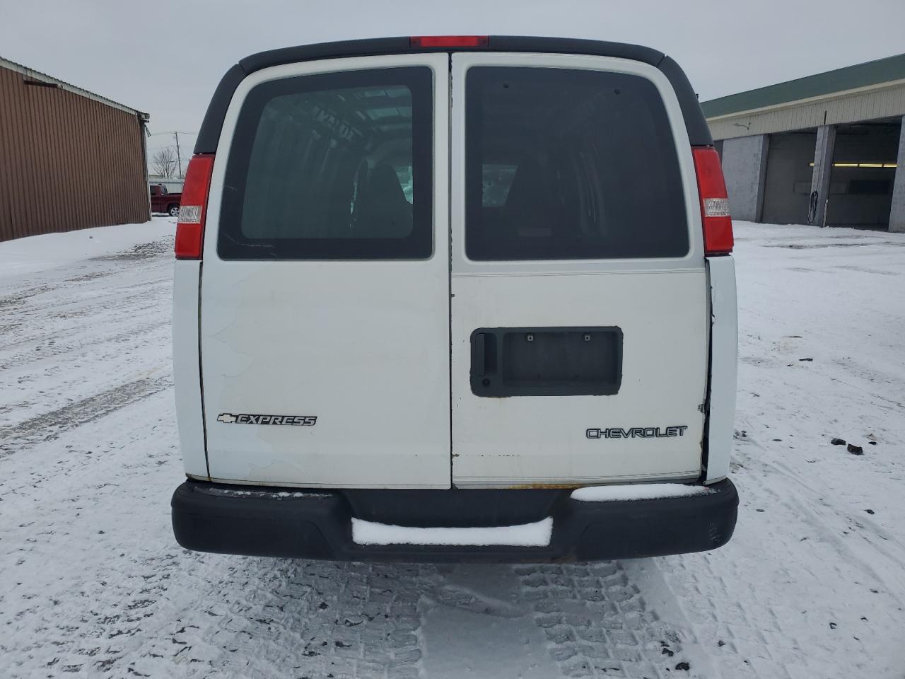 2017 Chevrolet Express VIN 1GCWGAFF3H1351630 Copart auction photo, side damage thumbnail 6