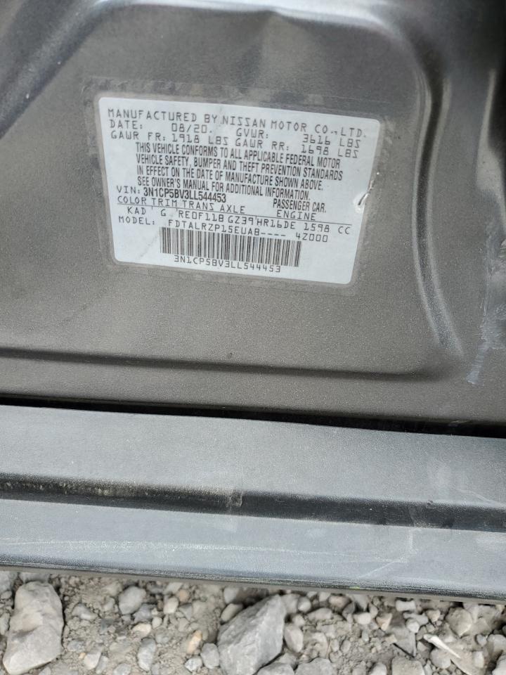 2020 Nissan Kicks VIN 3N1CP5BV3LL544453 Copart auction photo, side / rear end damage thumbnail 13
