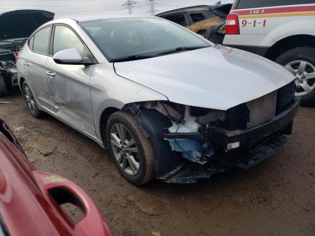 2017 Hyundai Elantra VIN 5NPD84LF3HH048253 Copart auction photo, front end / side damage thumbnail 4