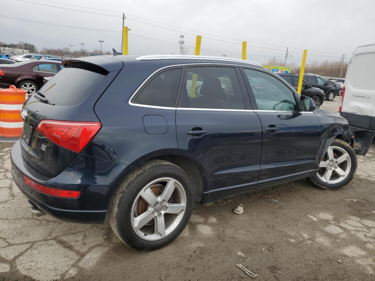 2010 Audi Q5 VIN WA1LKAFP6AA098913 Copart auction photo, front end / undercarriage damage thumbnail 3