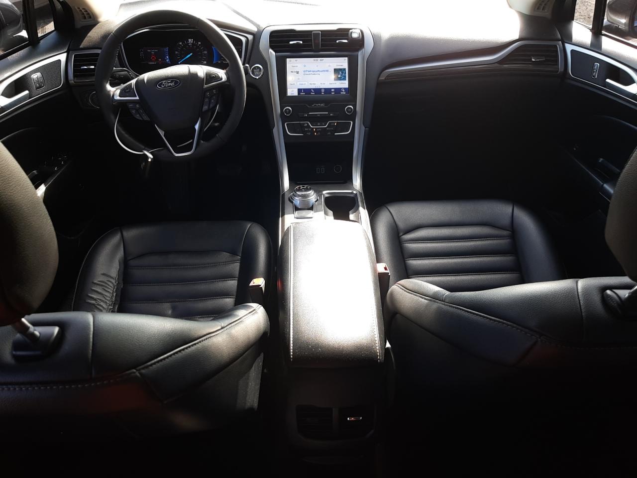 2019 Ford Fusion VIN 3FA6P0MU7KR282214 Copart auction photo, rear end damage thumbnail 8