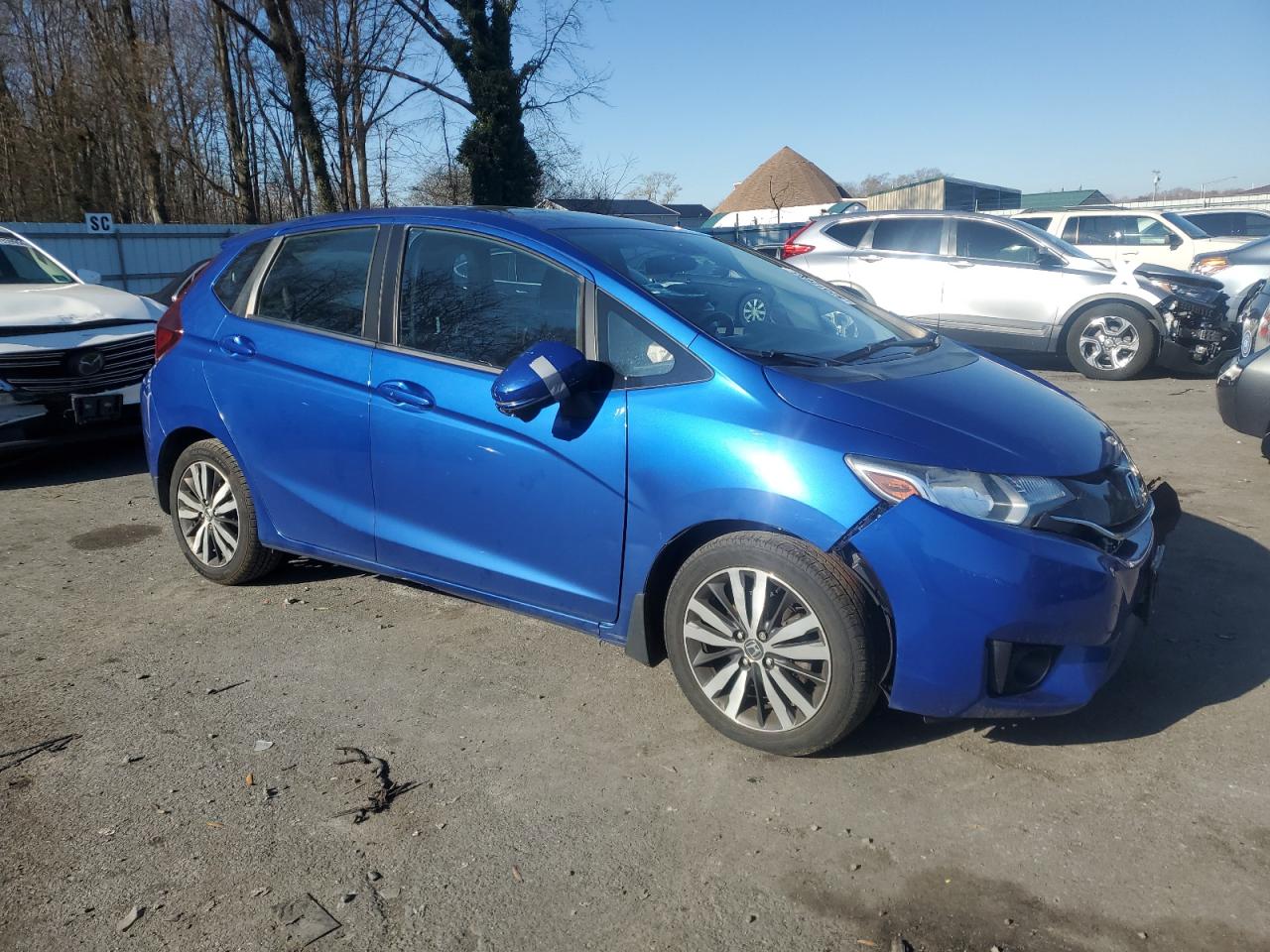 2016 Honda Fit VIN JHMGK5H94GS009970 Copart auction photo, front end damage thumbnail 4