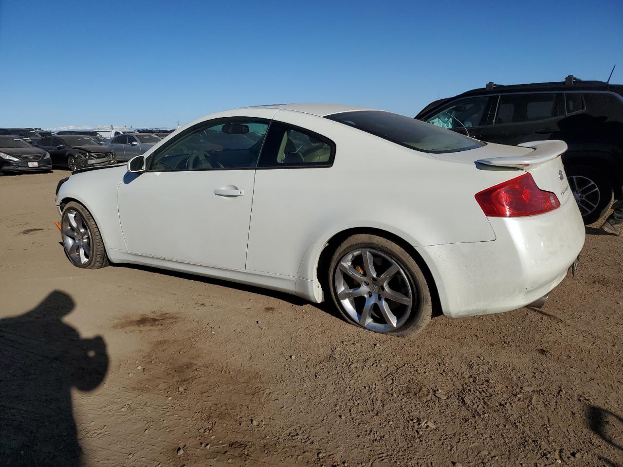 2003 Infiniti G VIN JNKCV54EX3M216578 Copart auction photo, front end damage thumbnail 2