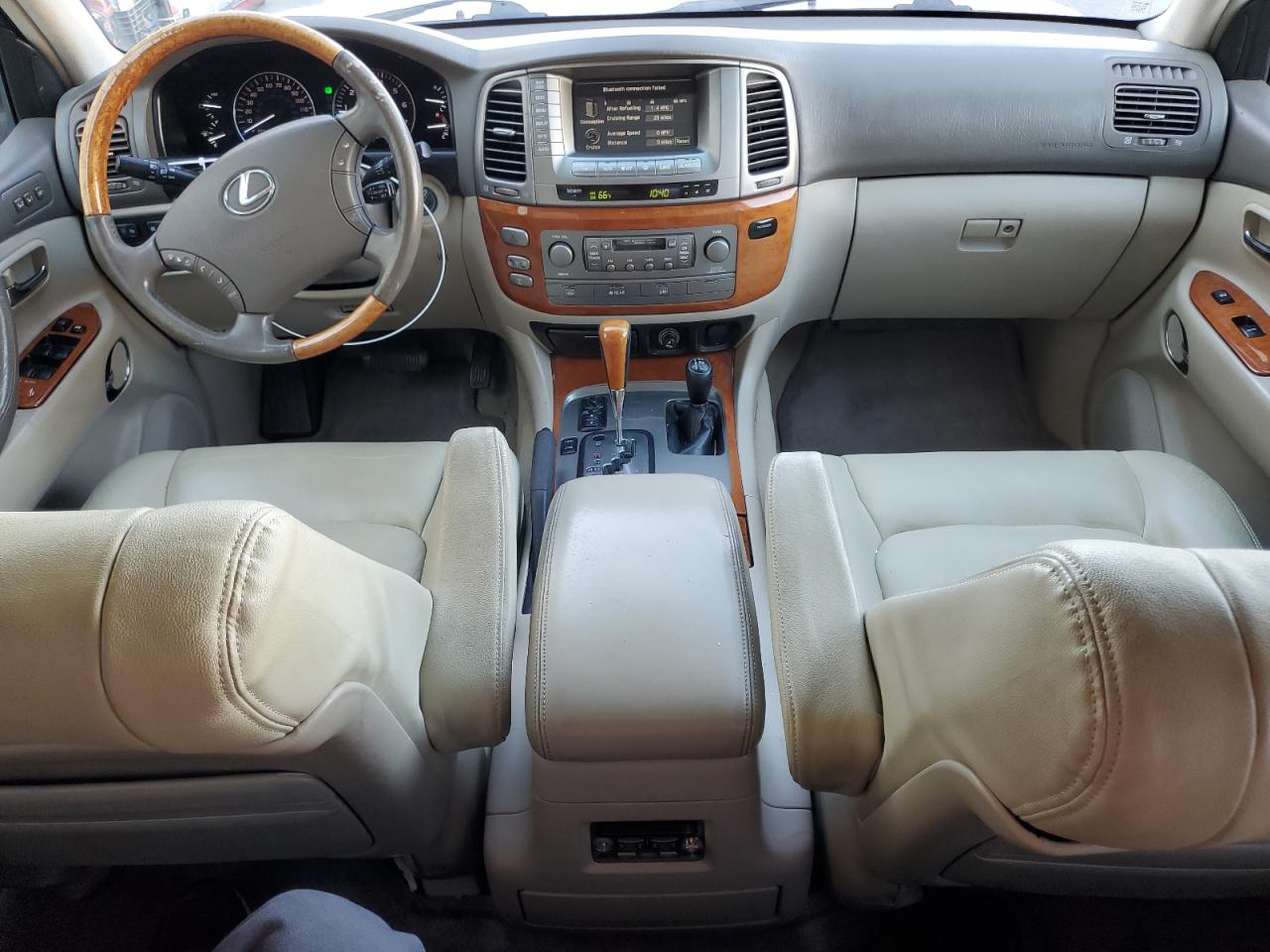 2004 Lexus LX VIN JTJHT00W343541138 Copart auction photo, front end damage thumbnail 8