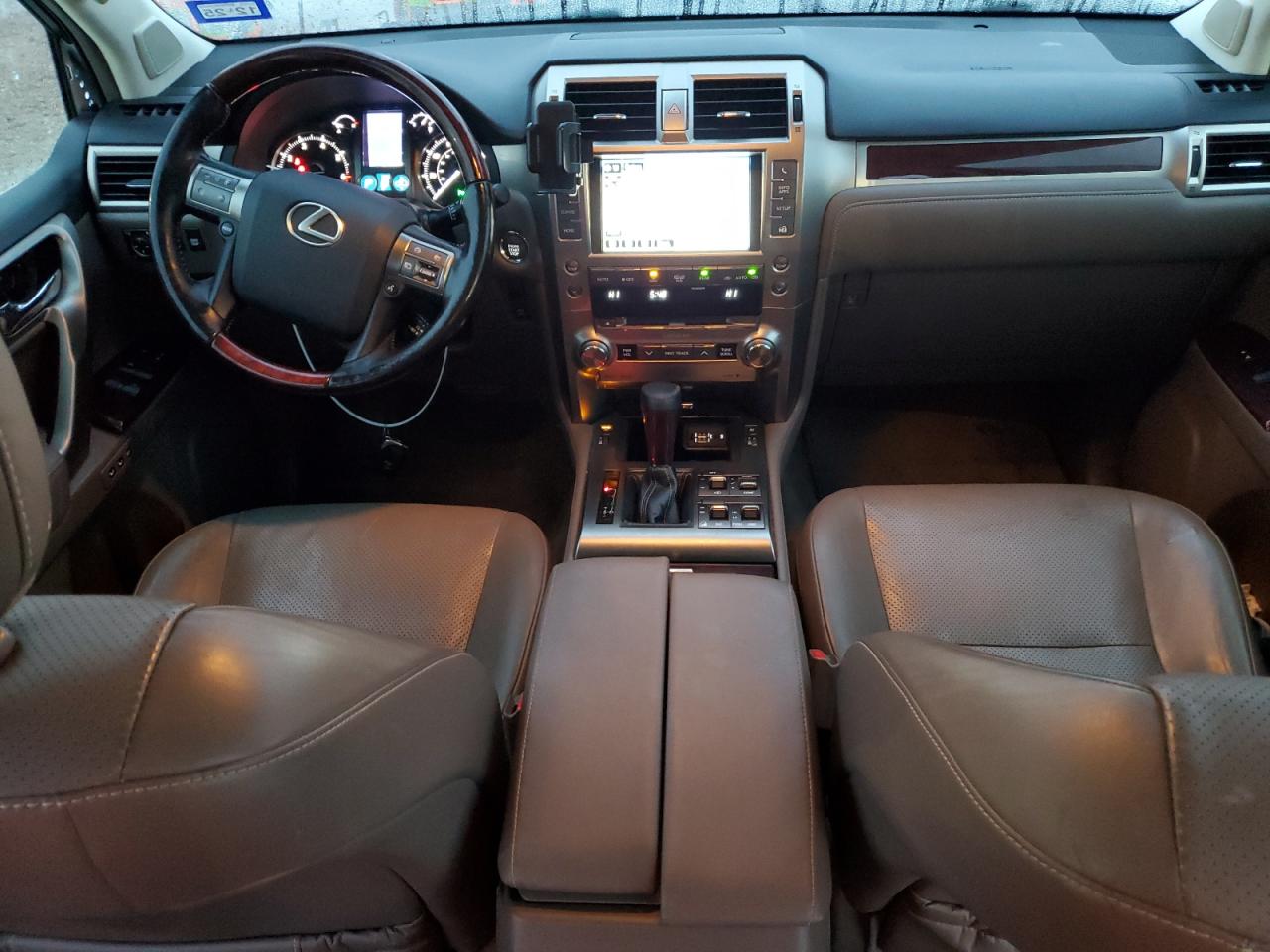 2016 Lexus GX VIN JTJJM7FX5G5132610 Copart auction photo, front end damage thumbnail 8