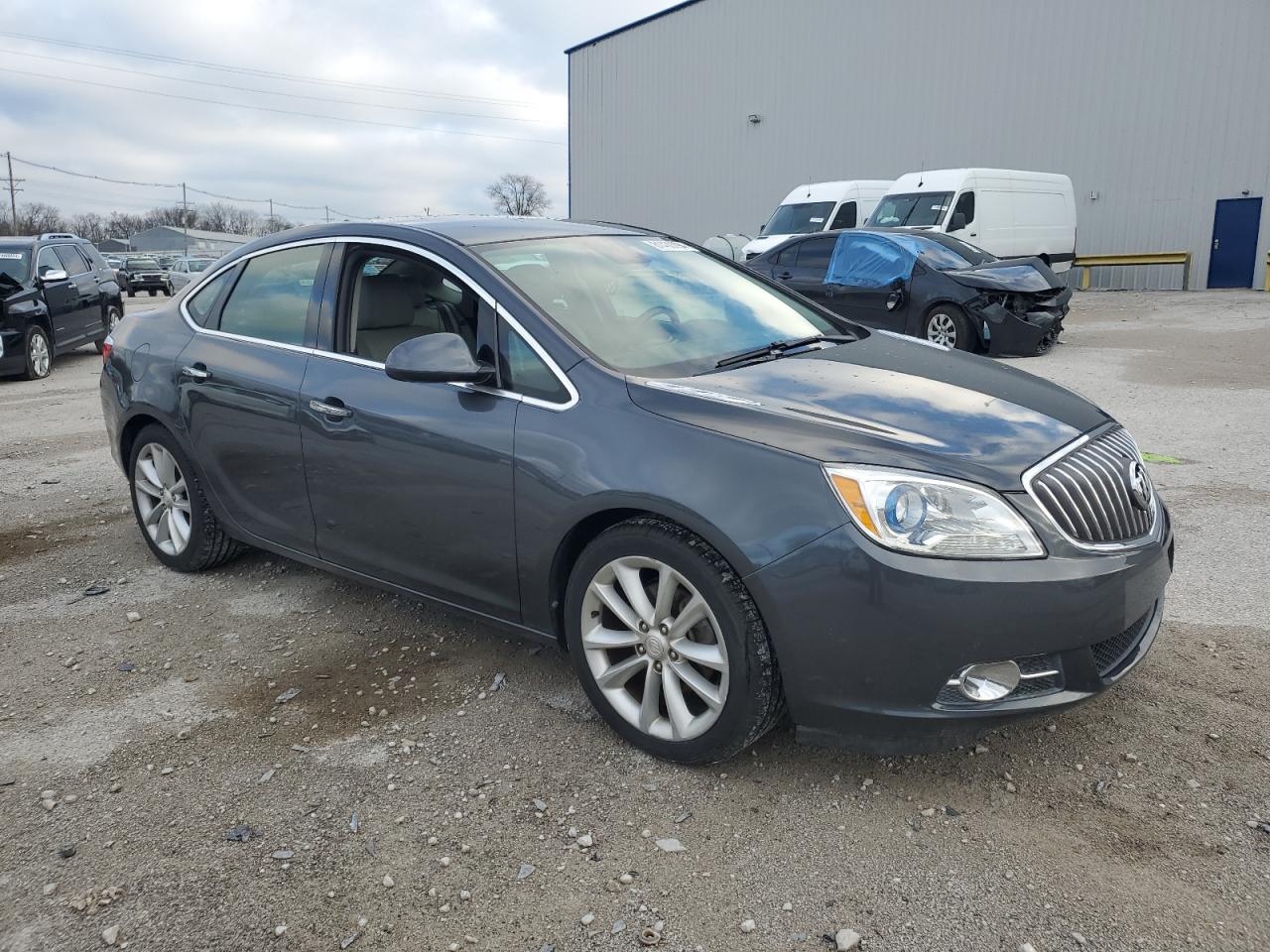 2012 Buick Verano VIN 1G4PP5SK1C4218172 Copart auction photo, side damage thumbnail 4