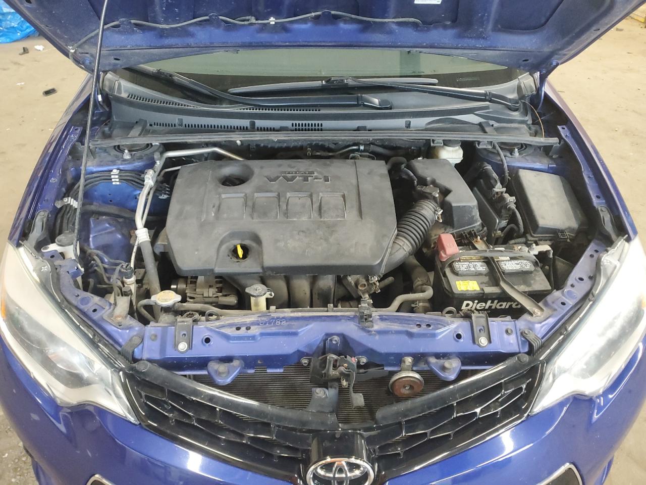 2016 Toyota Corolla VIN 2T1BURHE1GC621135 Copart auction photo, rear end damage thumbnail 11