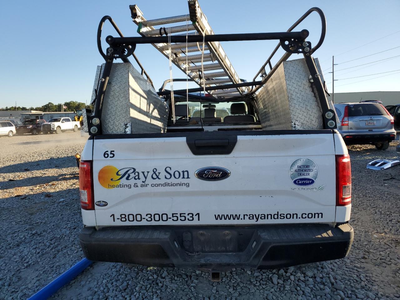 2017 Ford F-150 VIN 1FTMF1C82HKC79054 Copart auction photo, top/roof / side damage thumbnail 6