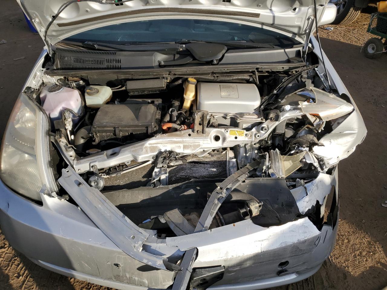 2007 Toyota Prius VIN JTDKB20U077680954 Copart auction photo, front end damage thumbnail 11