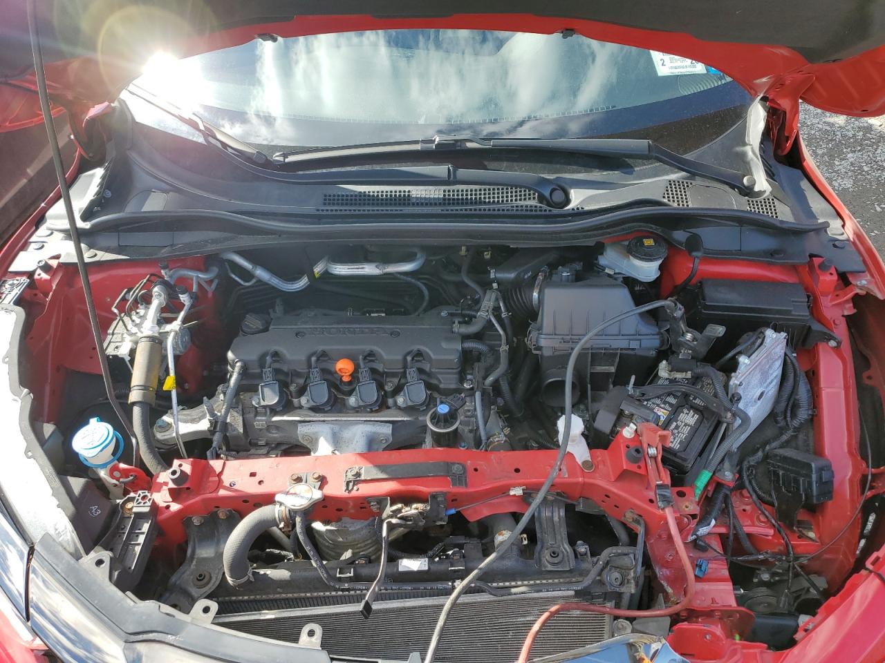 2021 Honda HR-V VIN 3CZRU6H18MM702494 Copart auction photo, front end damage thumbnail 12